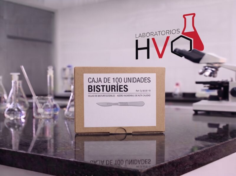 Caja de bisturí de 100 unidades