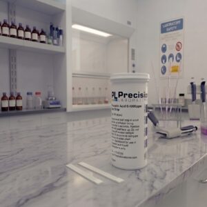 Tiras plásticas para altos niveles de ácido peracético (0 A 500 PPM)
