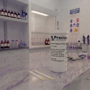 Tiras plásticas para bajos niveles de peróxido (0 a 100 ppm)