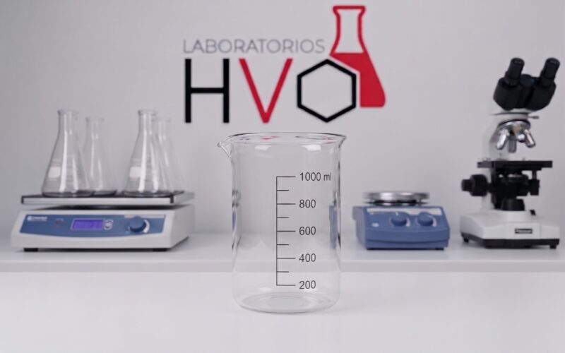 Vasos de precipitación de vidrio de 1000 ml